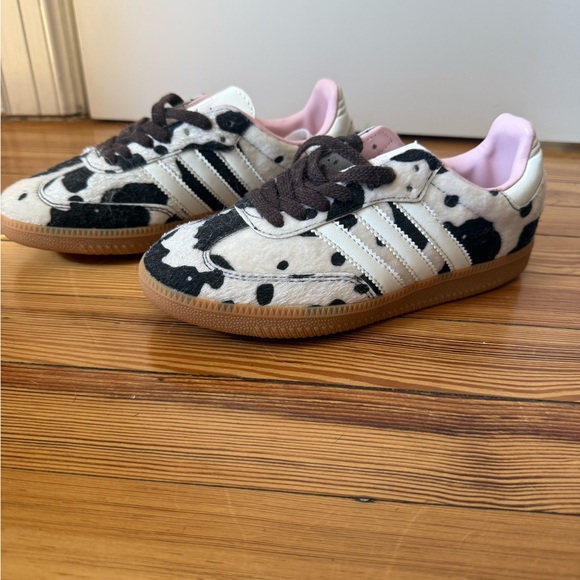 Adidas Cow-Print Sneakers with Pink Lining - New/never worn - Picture 3 of 3